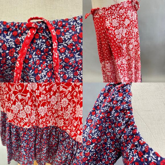 Vintage 70s Fadoosie western peasant style skirt and top set size 7 square dance - Picture 14 of 16